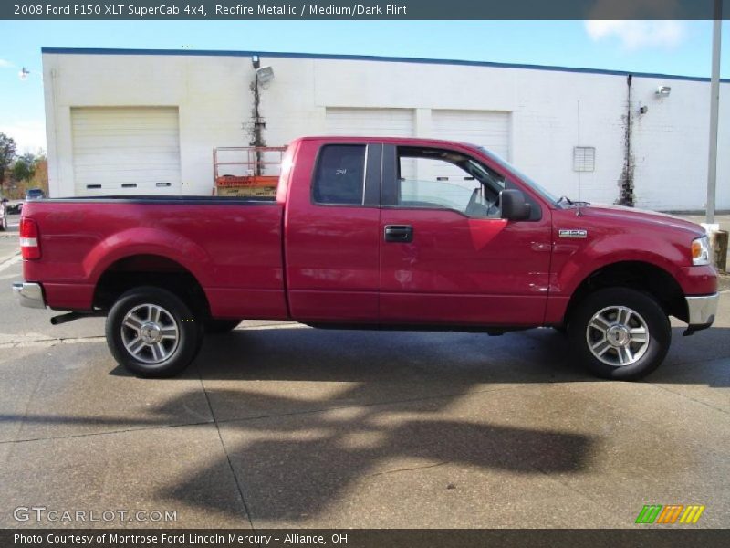 Redfire Metallic / Medium/Dark Flint 2008 Ford F150 XLT SuperCab 4x4