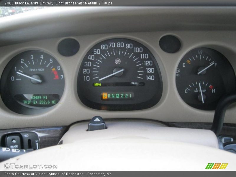 Light Bronzemist Metallic / Taupe 2003 Buick LeSabre Limited
