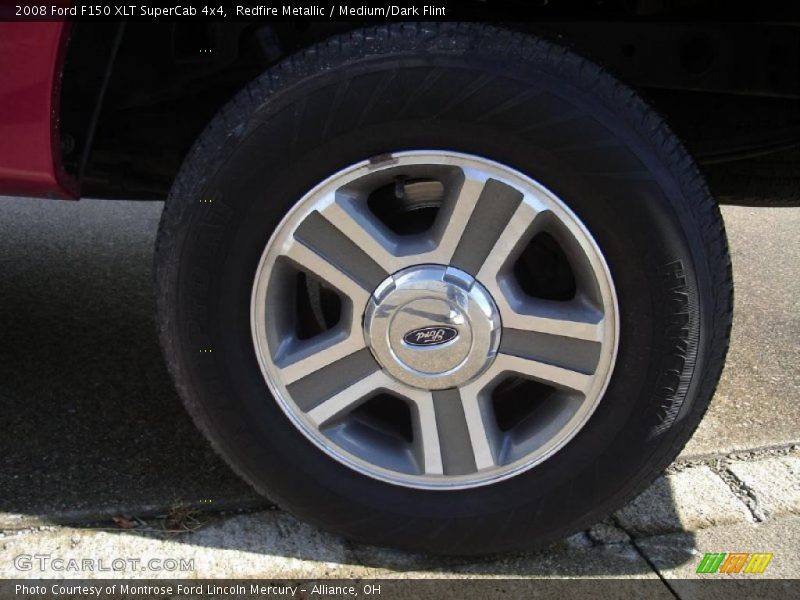 Redfire Metallic / Medium/Dark Flint 2008 Ford F150 XLT SuperCab 4x4