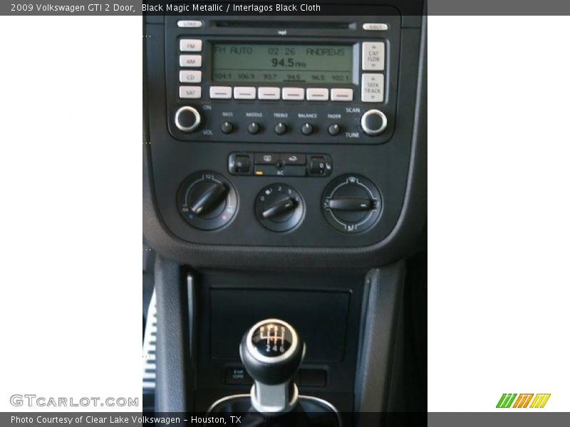 Controls of 2009 GTI 2 Door