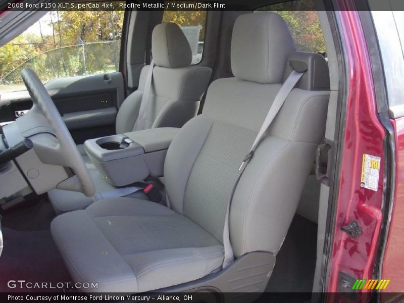 Redfire Metallic / Medium/Dark Flint 2008 Ford F150 XLT SuperCab 4x4