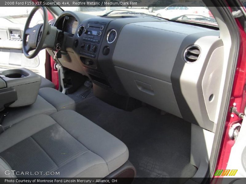 Redfire Metallic / Medium/Dark Flint 2008 Ford F150 XLT SuperCab 4x4