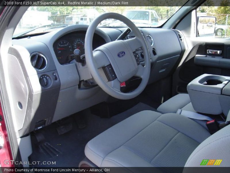Redfire Metallic / Medium/Dark Flint 2008 Ford F150 XLT SuperCab 4x4
