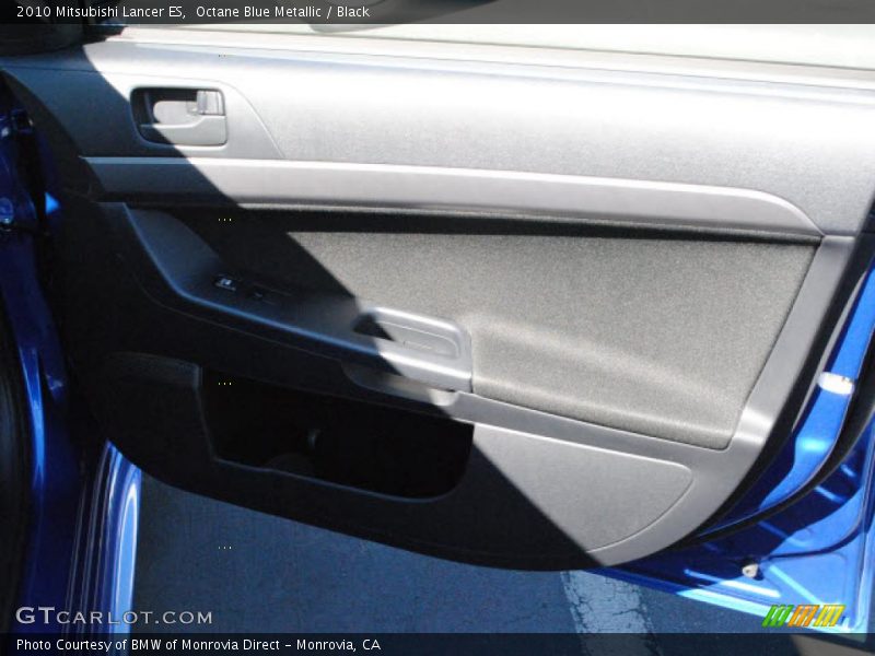 Octane Blue Metallic / Black 2010 Mitsubishi Lancer ES