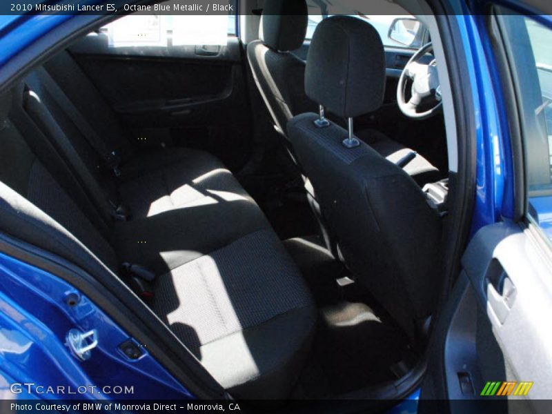 Octane Blue Metallic / Black 2010 Mitsubishi Lancer ES
