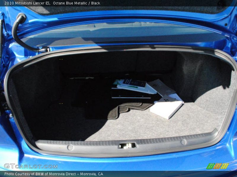 Octane Blue Metallic / Black 2010 Mitsubishi Lancer ES