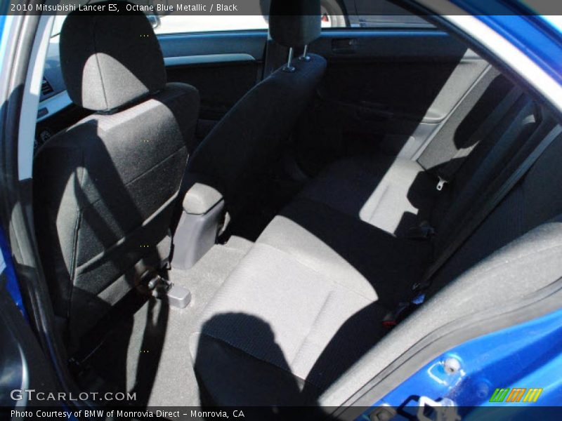 Octane Blue Metallic / Black 2010 Mitsubishi Lancer ES
