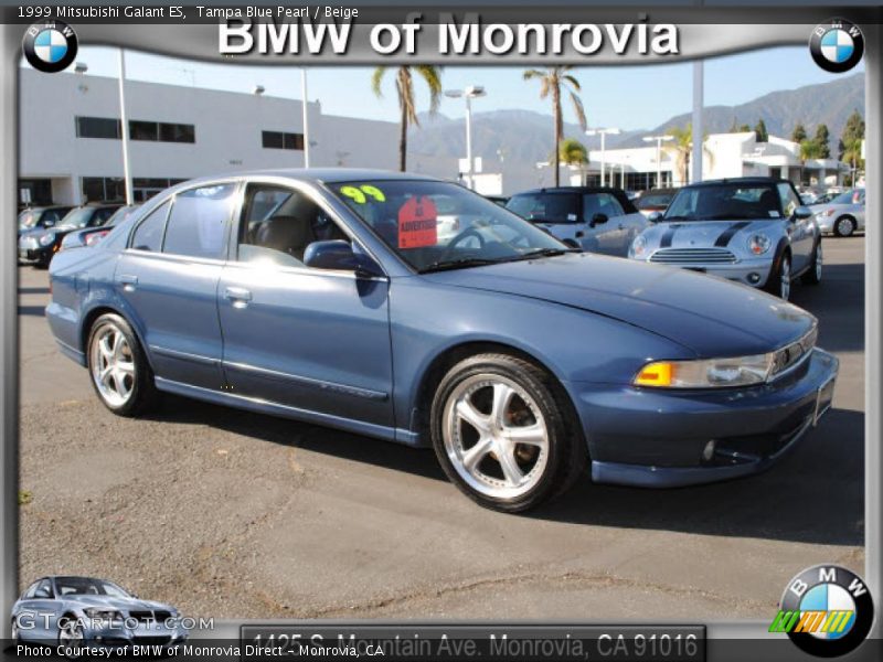 Tampa Blue Pearl / Beige 1999 Mitsubishi Galant ES