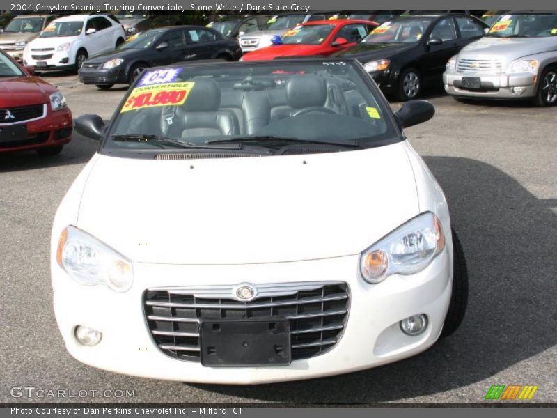 Stone White / Dark Slate Gray 2004 Chrysler Sebring Touring Convertible
