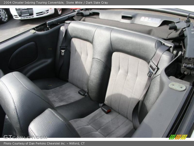 Stone White / Dark Slate Gray 2004 Chrysler Sebring Touring Convertible
