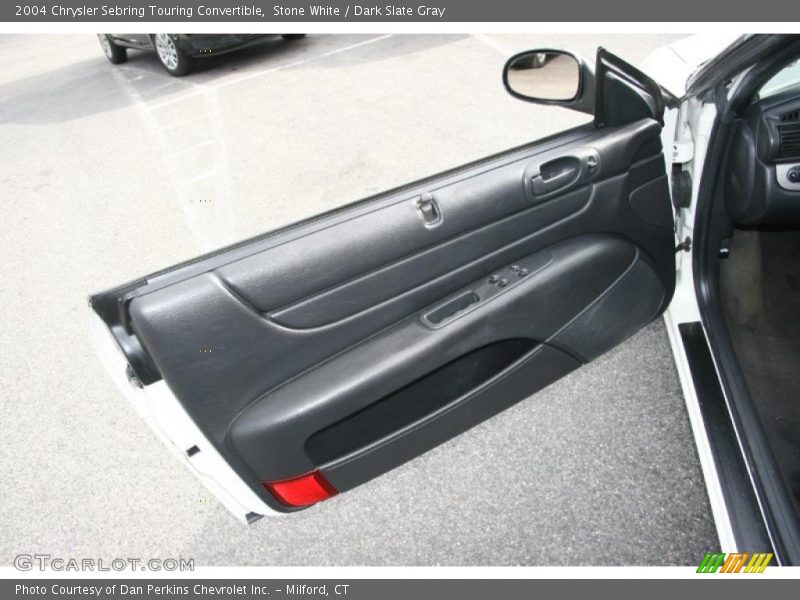 Stone White / Dark Slate Gray 2004 Chrysler Sebring Touring Convertible