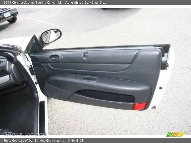 Stone White / Dark Slate Gray 2004 Chrysler Sebring Touring Convertible