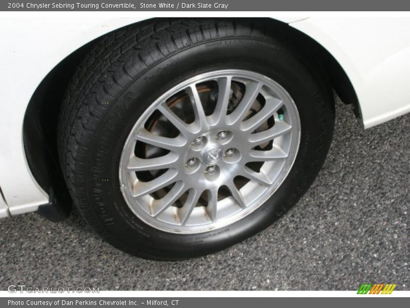 Stone White / Dark Slate Gray 2004 Chrysler Sebring Touring Convertible