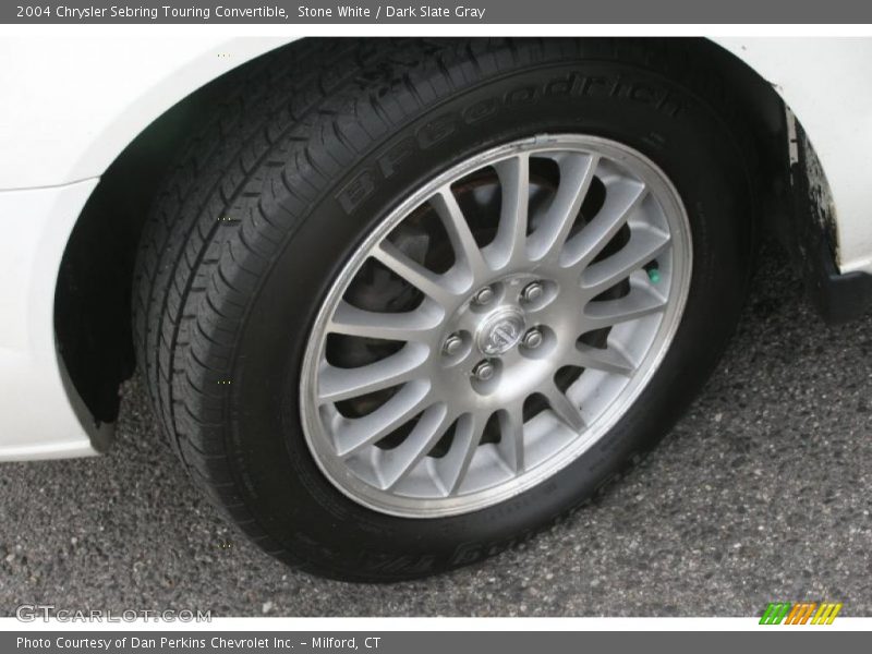 Stone White / Dark Slate Gray 2004 Chrysler Sebring Touring Convertible