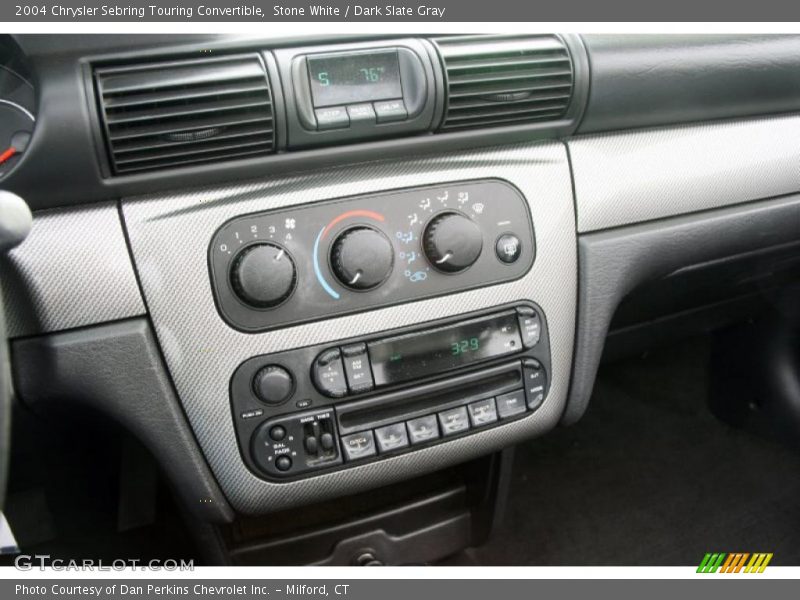 Stone White / Dark Slate Gray 2004 Chrysler Sebring Touring Convertible