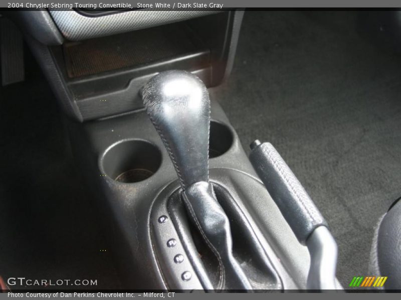 Stone White / Dark Slate Gray 2004 Chrysler Sebring Touring Convertible