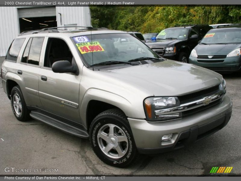 Light Pewter Metallic / Medium Pewter 2003 Chevrolet TrailBlazer LS 4x4