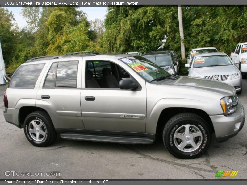 Light Pewter Metallic / Medium Pewter 2003 Chevrolet TrailBlazer LS 4x4