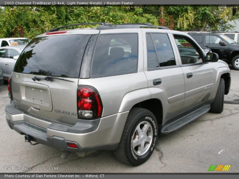 Light Pewter Metallic / Medium Pewter 2003 Chevrolet TrailBlazer LS 4x4
