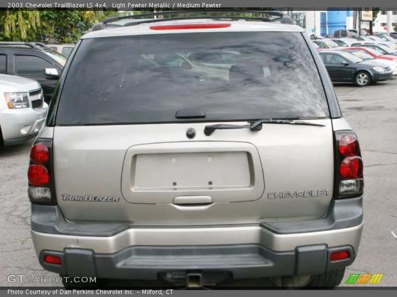 Light Pewter Metallic / Medium Pewter 2003 Chevrolet TrailBlazer LS 4x4