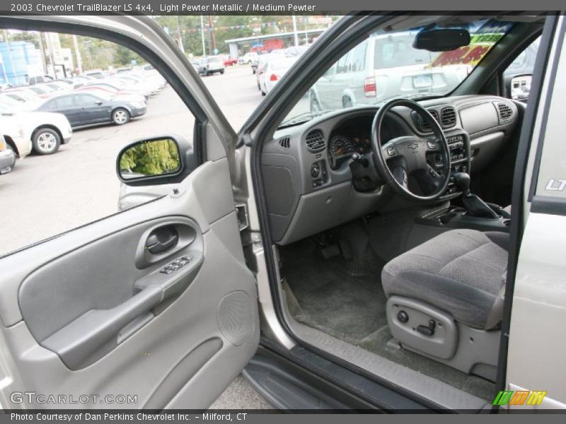 Light Pewter Metallic / Medium Pewter 2003 Chevrolet TrailBlazer LS 4x4