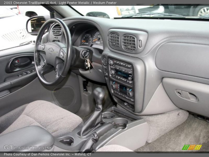 Light Pewter Metallic / Medium Pewter 2003 Chevrolet TrailBlazer LS 4x4