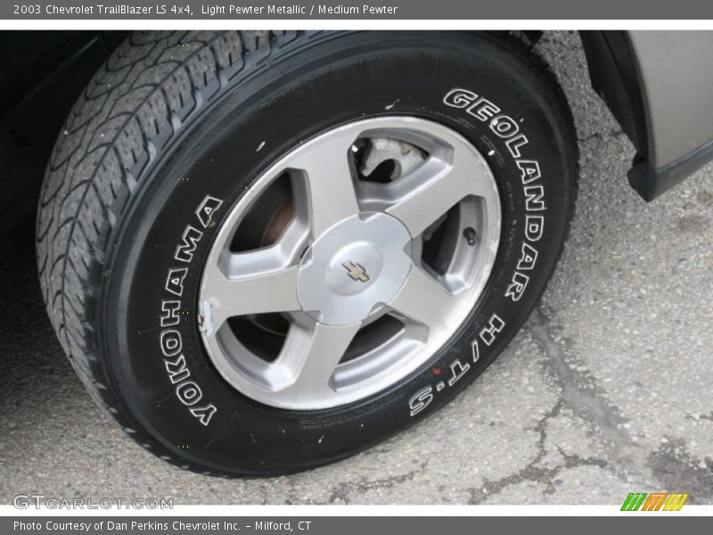 Light Pewter Metallic / Medium Pewter 2003 Chevrolet TrailBlazer LS 4x4
