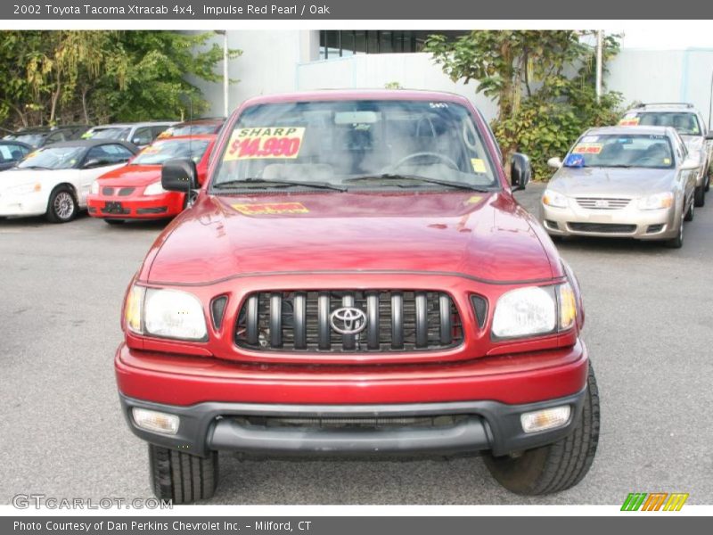 Impulse Red Pearl / Oak 2002 Toyota Tacoma Xtracab 4x4