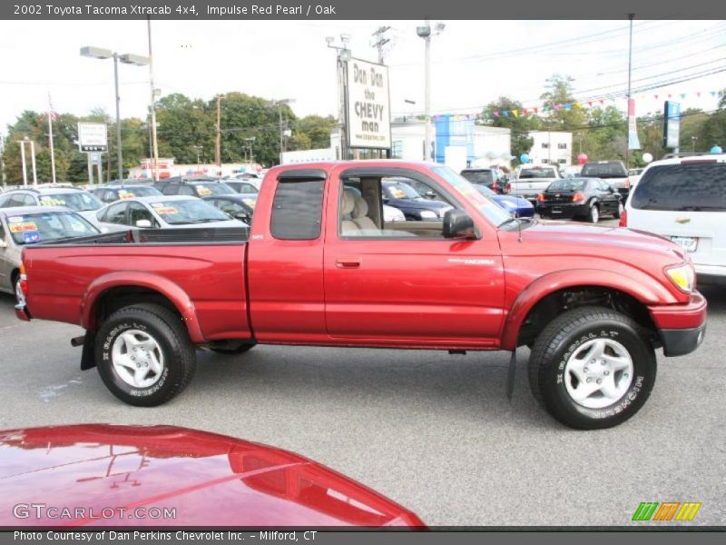 Impulse Red Pearl / Oak 2002 Toyota Tacoma Xtracab 4x4