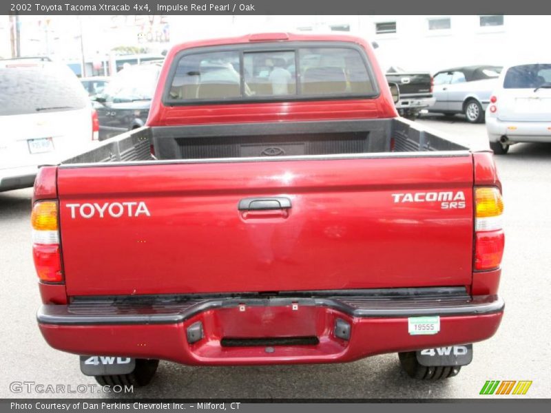 Impulse Red Pearl / Oak 2002 Toyota Tacoma Xtracab 4x4