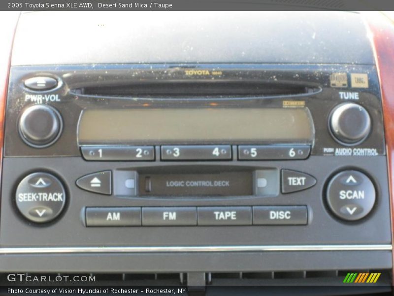 Desert Sand Mica / Taupe 2005 Toyota Sienna XLE AWD