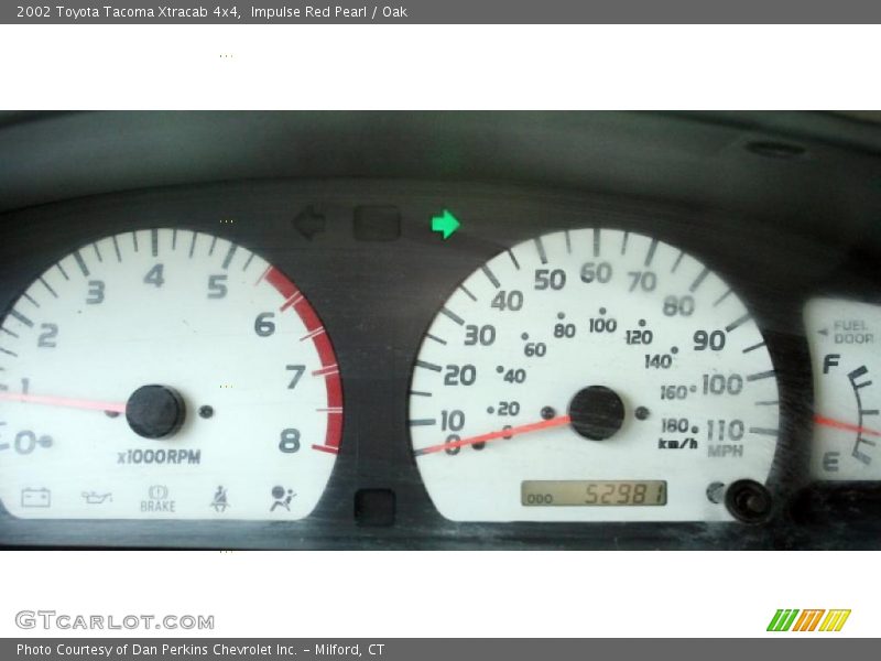 Impulse Red Pearl / Oak 2002 Toyota Tacoma Xtracab 4x4