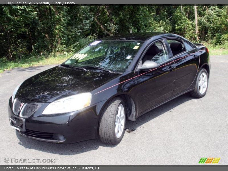 Black / Ebony 2007 Pontiac G6 V6 Sedan