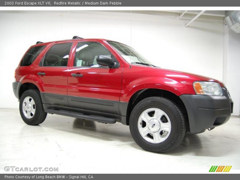 Redfire Metallic / Medium Dark Pebble 2003 Ford Escape XLT V6