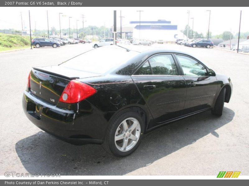 Black / Ebony 2007 Pontiac G6 V6 Sedan