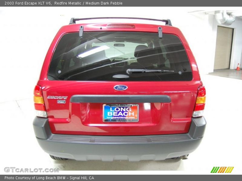 Redfire Metallic / Medium Dark Pebble 2003 Ford Escape XLT V6