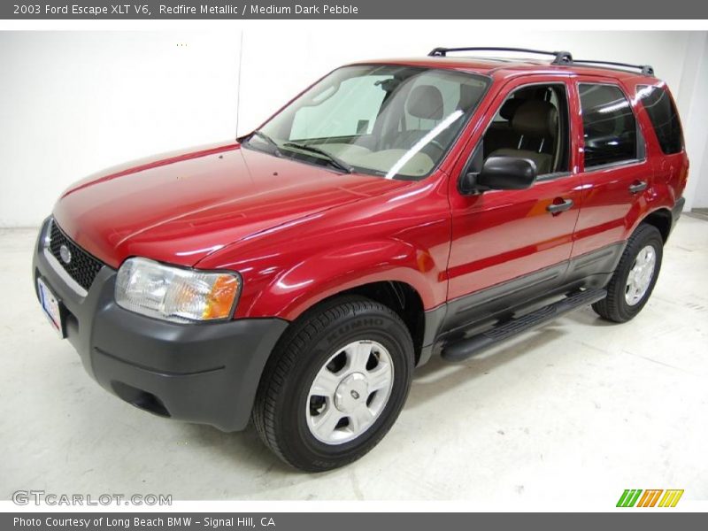 Redfire Metallic / Medium Dark Pebble 2003 Ford Escape XLT V6