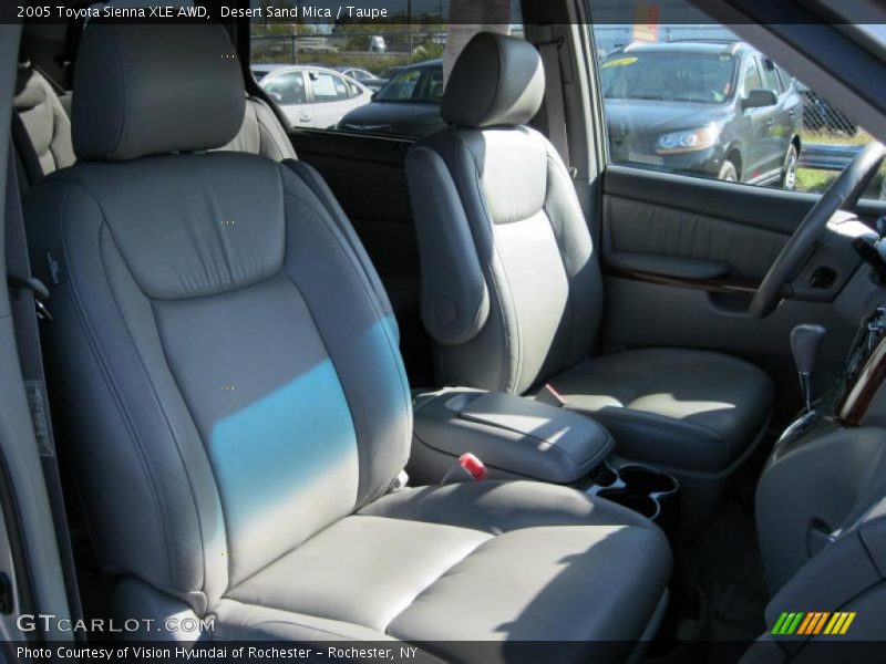 Desert Sand Mica / Taupe 2005 Toyota Sienna XLE AWD