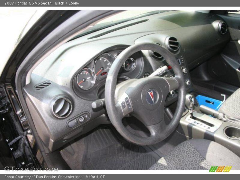 Black / Ebony 2007 Pontiac G6 V6 Sedan