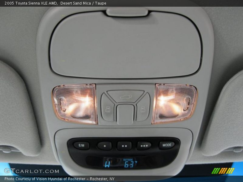 Desert Sand Mica / Taupe 2005 Toyota Sienna XLE AWD