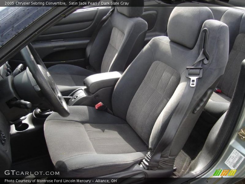  2005 Sebring Convertible Dark Slate Gray Interior