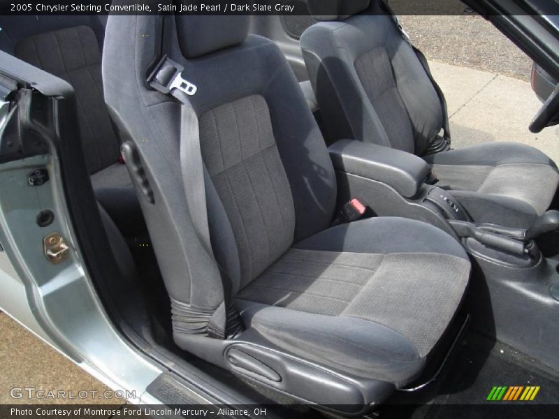  2005 Sebring Convertible Dark Slate Gray Interior