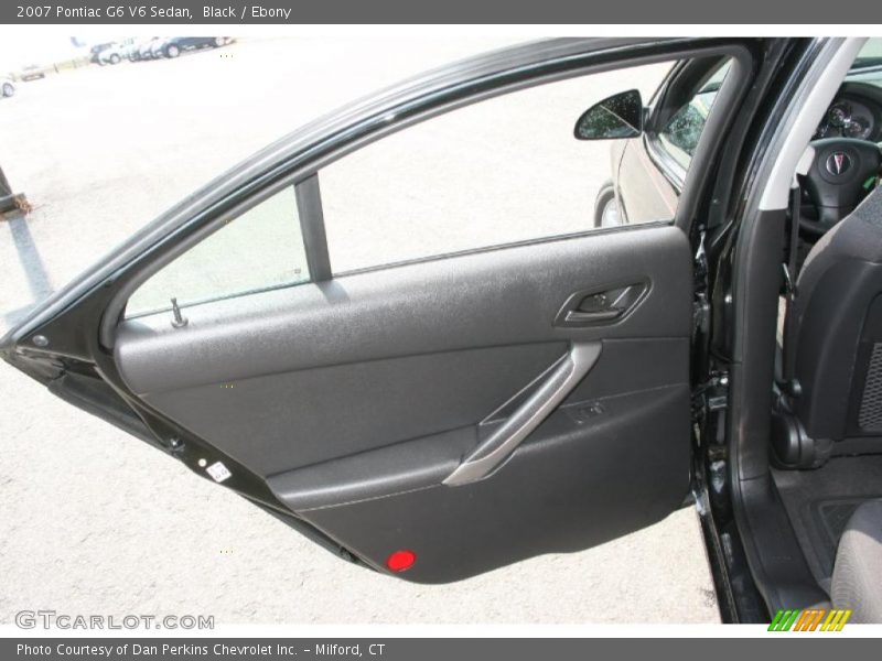 Black / Ebony 2007 Pontiac G6 V6 Sedan