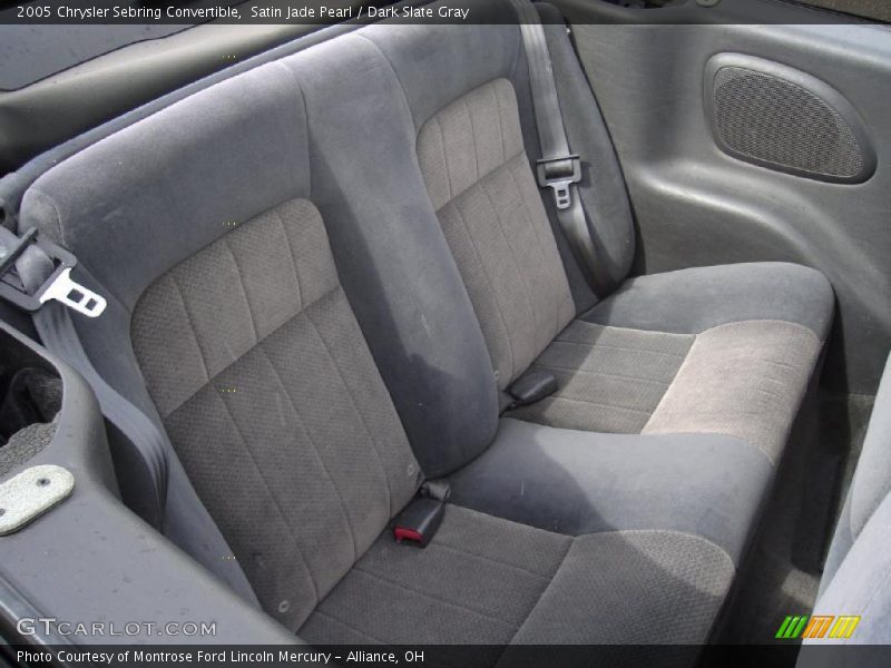  2005 Sebring Convertible Dark Slate Gray Interior