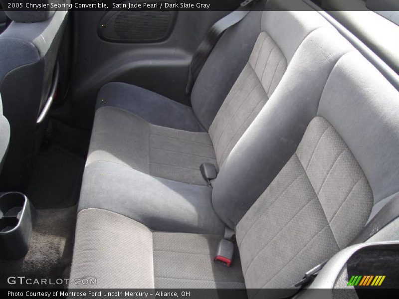  2005 Sebring Convertible Dark Slate Gray Interior