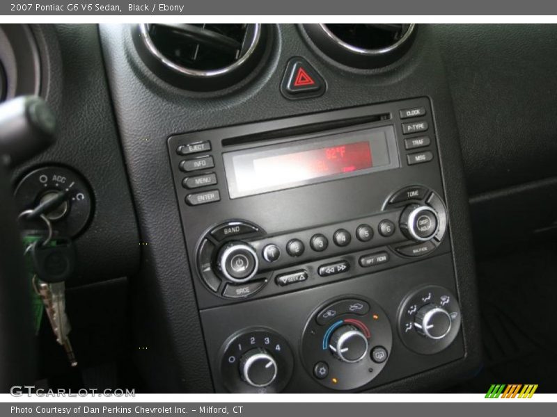Black / Ebony 2007 Pontiac G6 V6 Sedan