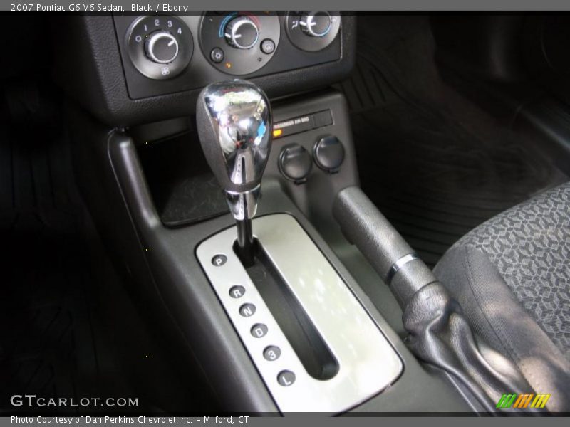 Black / Ebony 2007 Pontiac G6 V6 Sedan