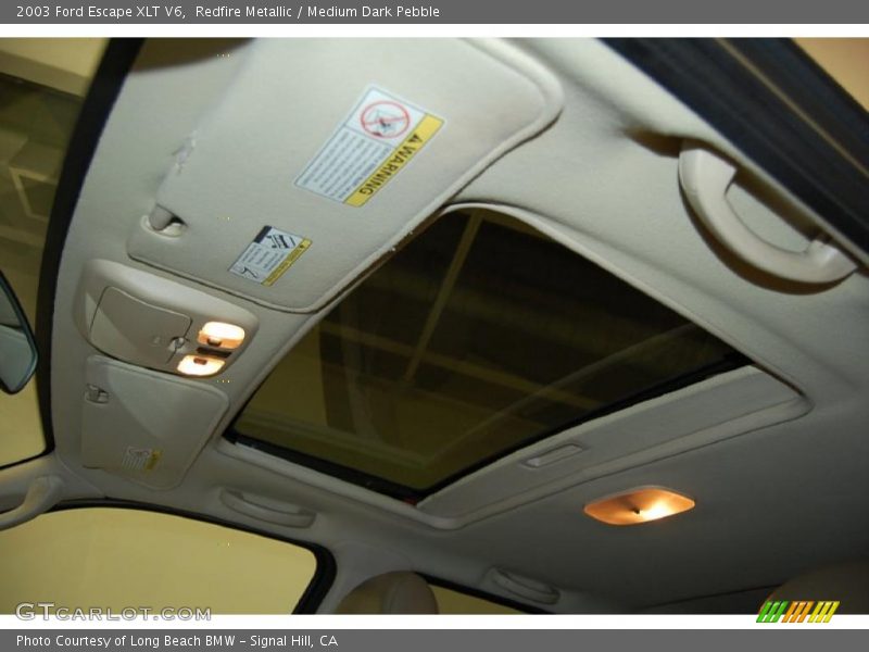 Redfire Metallic / Medium Dark Pebble 2003 Ford Escape XLT V6