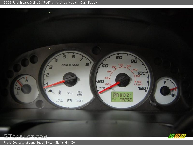  2003 Escape XLT V6 XLT V6 Gauges