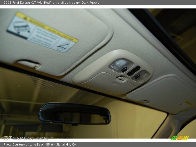 Redfire Metallic / Medium Dark Pebble 2003 Ford Escape XLT V6
